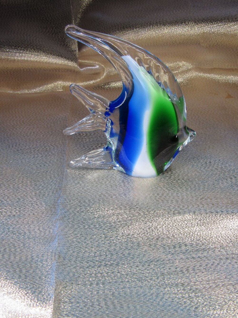Beautiful Glass Fish - Blue, Green & White